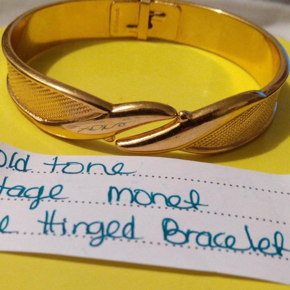Vintage Monet hinged bracelet